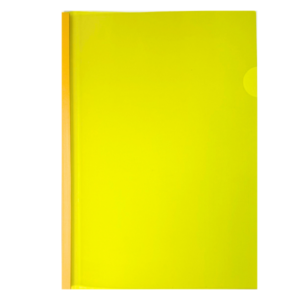 REPORT COVER W/SPINE CLI YELLOW