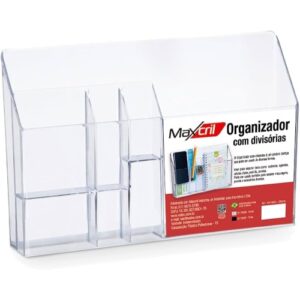 ORGANIZER FORCE MAXCRIL 3 COMPARTMENT CRYSTAL