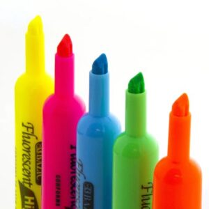 HIGHLIGHTER BAZIC FLUORESCENT COLORS