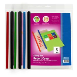 REPORT COVER W/SPINE BAZIC  (PACK OF 3)