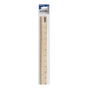 RULER BAZIC 12'' WOODEN