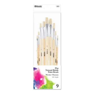 SCHOOL PAINT BRUSH BAZIC SET (9PCS)