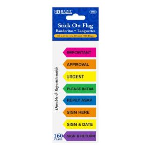 POST IT BAZIC PRINTED ARROW FLAGS 160 FLAGS