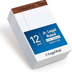 PAD LEGAL TOPS WHITE 8 X 5