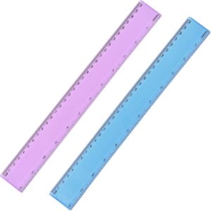 RULER FORCE 12'' PLASTIC ASSORTED COLOUR (FC-WQ30ASS)