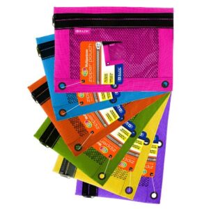 SCHOOL BAZIC PENCIL POUCH W/MESH