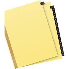 BINDER DIVIDER L/S A-Z