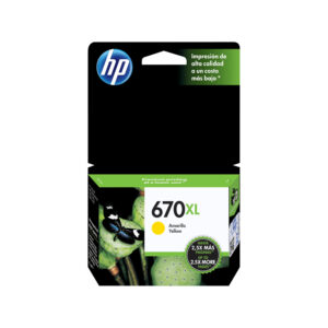 CARTRIDGE HP INK 670XL YELLOW