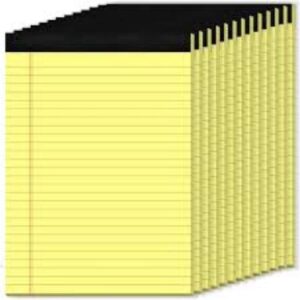 PAD LEGAL FORCE NOTE YELLOW L/S (FC-NP50)