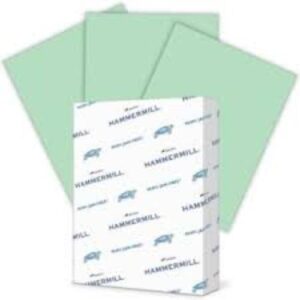 PAPER COPY COLOURED HAMMERMILL L/S GREEN