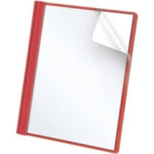 0.10REPORT COVER CLEAR FRONT AMPAD RED