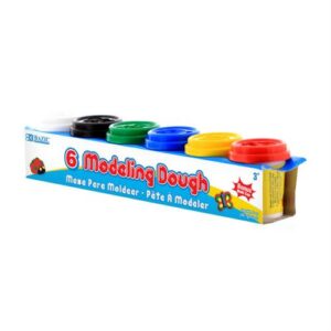 SCHOOL MODELING CLAY BAZIC  MULTI COLOUR 6 PACK