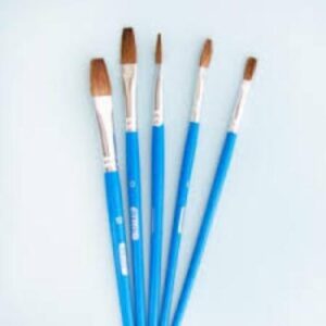SCHOOL PAINT BRUSH BAZIC SET (5PCS)