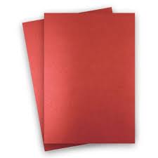 PAPER CARTRIDGE PAPERLINE 160GSM 22.5 X 28.5" (100 PER PK) RED / CHRISTMAS RED