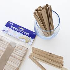 SCHOOL CRAFT STICK BAZIC NATURAL 100 STICKS 6800