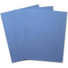 REPORT COVER BINDING PAPER FORCE LEATHER BLUE FC-PC1