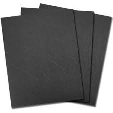REPORT COVER BINDING PAPER FORCE LEATHER BLACK FC-PC16