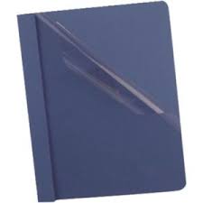 REPORT COVER CLEAR FRONT AMPAD DARK BLUE