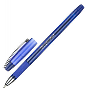 PEN UNIMAX ULTRAGLIDE STEEL BLUE BALL PT .5MM (12 PCS BOX, 1200 CS)
