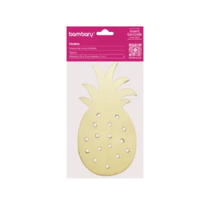 ART SUPPLIES BAMBARY PLYWOOD SHAPE -PINEAPPLE..