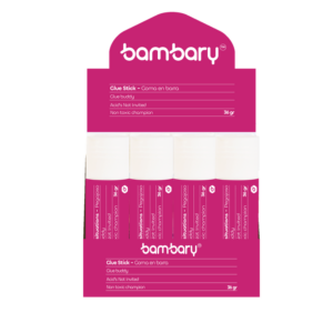 ART SUPPLIES BAMBARY GLUE STICK PVP 36GR BOX 12 UNT..