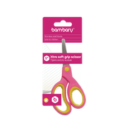 ART SUPPLIES BAMBARY SCISSOR ROUND TIP 5"  XTRA SOFT GRIP  BLI 1UNT..