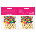 ART SUPPLIES BAMBARY WOODEN ARTS  MIXED SET 1 FLOWERS..