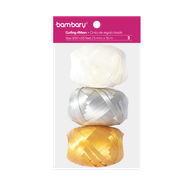 ART SUPPLIES BAMBARY CURLING RIBBON 5 MM X 10mts SET MULTICOLOR 2  ..