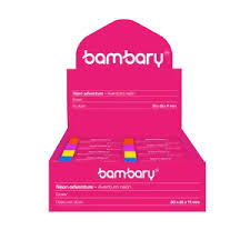 ART SUPPLIES BAMBARY ERASER PASTEL COLORS SIZE 30X65X11MM TPR PB OPP BAG 1UNT..