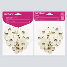 ART SUPPLIES BAMBARY PLYWOOD SHAPE - FLOWERS.