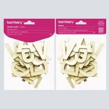 ART SUPPLIES BAMBARY PLYWOOD SHAPE - CAPITAL LETTERS..
