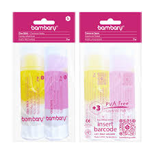 ART SUPPLIES BAMBARY GLUE STICK PVP 21GR BOX 12 UNT..