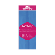 ART SUPPLIES BAMBARY PAPER TISSUE 50 x 70 cm A/S BAG x 3 UNT CYAN