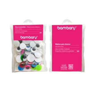 ART SUPPLIES BAMBARY SET MOVEING EYES 104 PCS