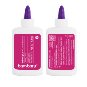 ART SUPPLIES BAMBARY WHITE GLUE 125GR/4.41 Oz BOX 12UNT