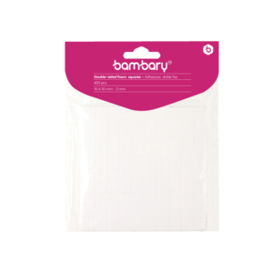 ART SUPPLIES BAMBARY  DOUBLE SIDED 3D STICK PADS 10 x 10 x 2 mm