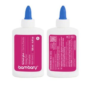 ART SUPPLIES BAMBARY WHITE GLUE 125GR/4.41 Oz BOX 12UNT
