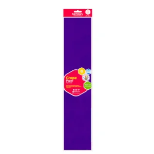ART SUPPLIES BAMBARY CREPE PAPER 50 cm x 2 m 40% STRETCH A/S BAG DARK VIOLET