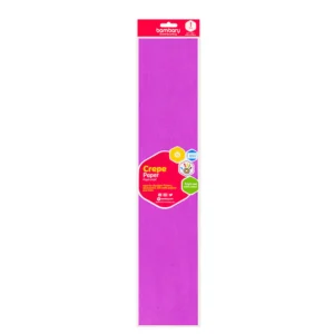ART SUPPLIES BAMBARY CREPE PAPER 50 cm x 2 m 40% STRETCH A/S BAG VIOLET