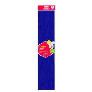 ART SUPPLIES BAMBARY CREPE PAPER 50 cm x 2 m 40% STRETCH A/S BAG MEDIUM BLUE