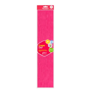 ART SUPPLIES BAMBARY PAPER CREPE 50 cm x 2 m A/S BAG FUCHSIA FLUORESCENT