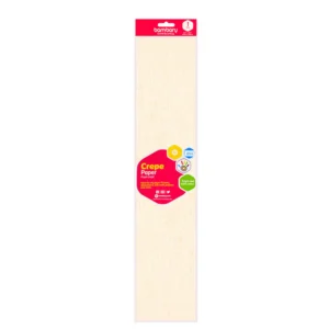 ART SUPPLIES BAMBARY PAPER CREPE 50 cm x 2 m A/S BAG PEARL WHITE