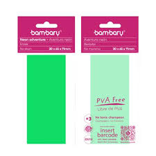 ART SUPPLIES BAMBARY ERASER NEON COLOR SIZE 30 X 65 X 11 MM TPR PB OPP BAG 1 UNT