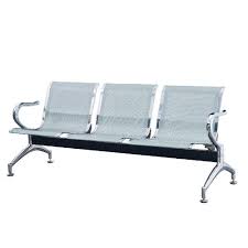 FURNITURE CHAIR LISMAR 3-SEATER CHROME SK03