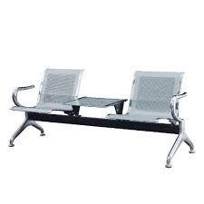 FURNITURE CHAIR LISMAR 2-SEATER CHROMED WITH TABLE SK02