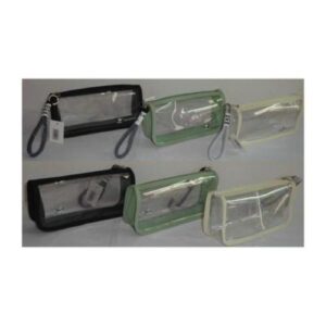 ART SUPPLIES MERLETTO PENCIL BAG WITH HANGTAG 144PCS/CTN  IN OPP BAG PACKING. 3 COL..