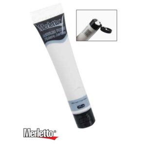 ART SUPPLIES MERLETTO PAINT ACRYLIC WHITE 75ML..