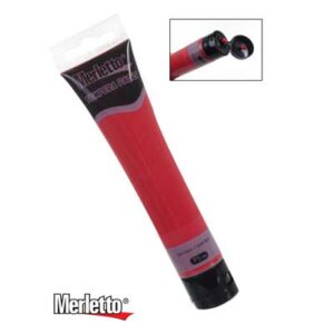 ART SUPPLIES MERLETTO PAINT ACRYLIC RED 75ML..