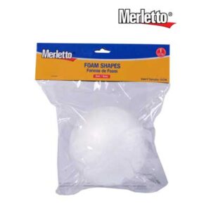 ART SUPPLIES MERLETTO FOAM BALL 1PC 10CM..