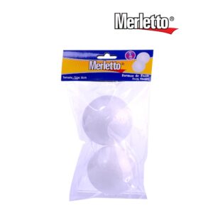 ART SUPPLIES MERLETTO FOAM BALL 2PCS 8CM..